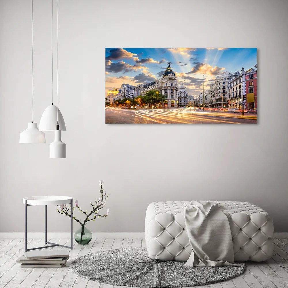 Pictura pe sticlă acrilică Madrid, spania