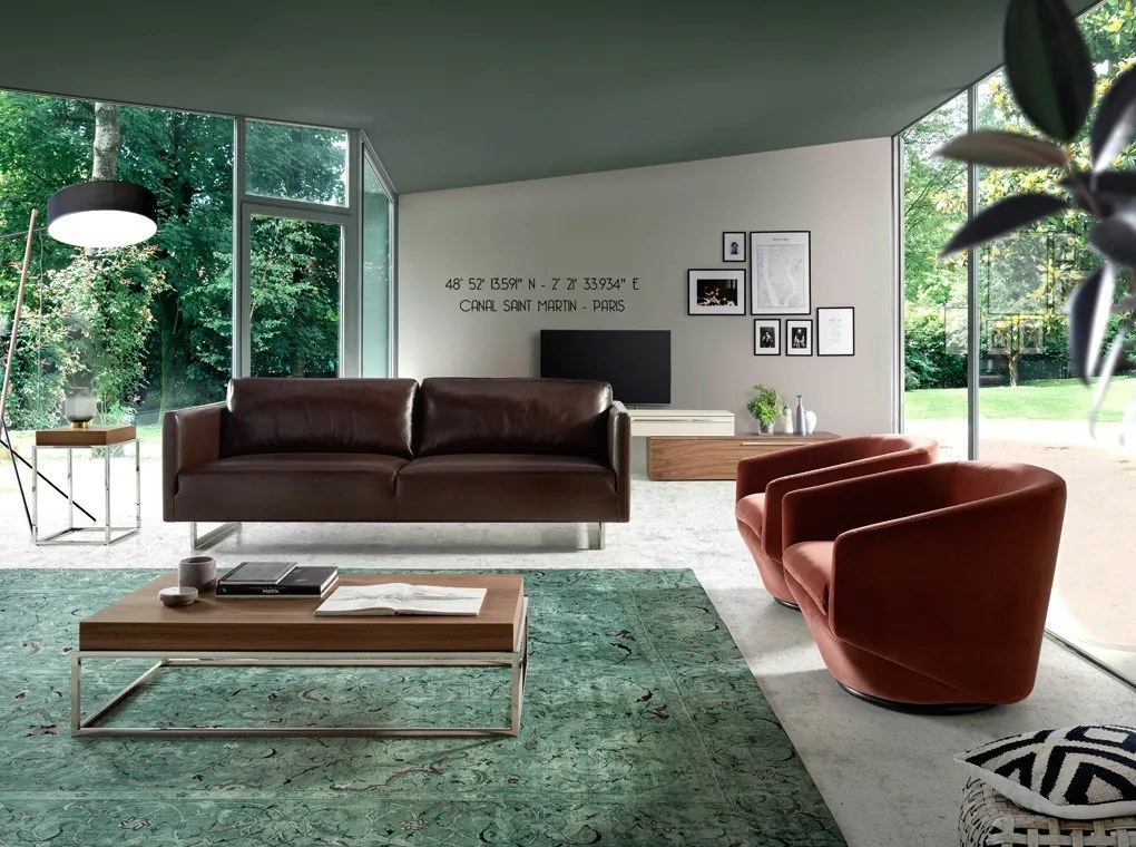 Fotoliu pivotant design modern Melvin AC 5041-KF-A1032