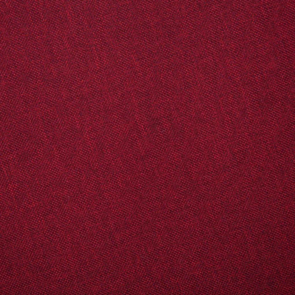 Canapea cu 3 locuri, rosu vin, material textil Rosu, Canapea cu 3 locuri