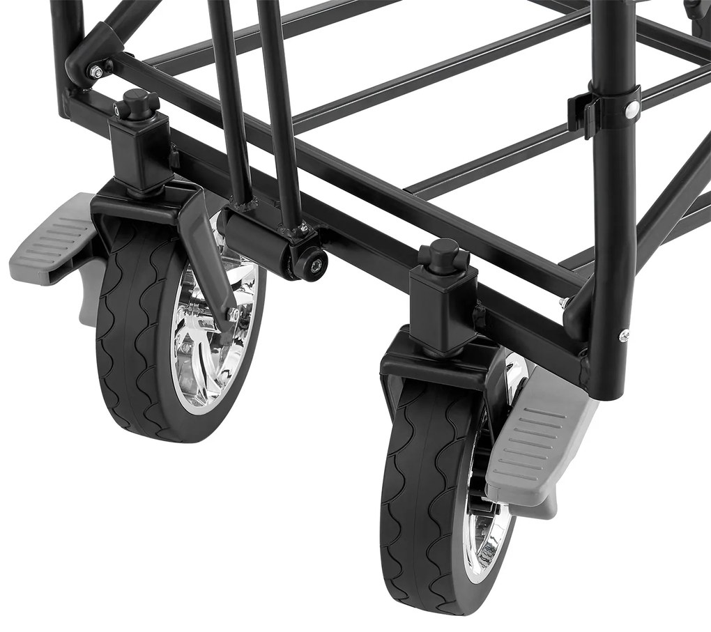 Camion de mână cu un acoperiș albastru/gri