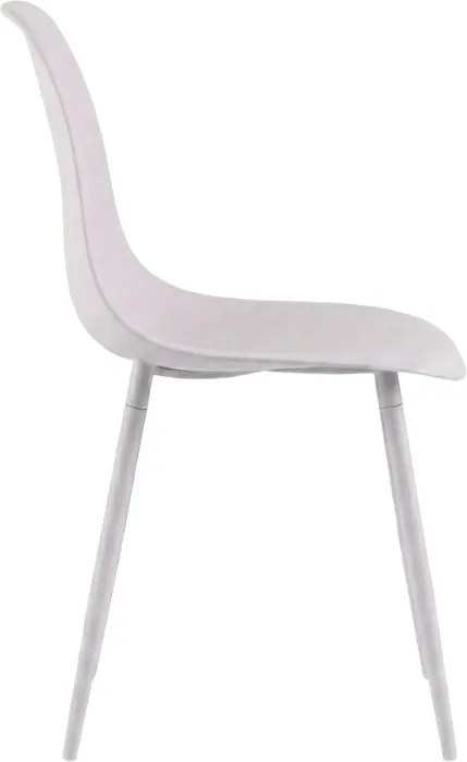 Scaun bucatarie OSAKA plastic, roz gri