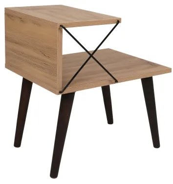 Noptieră CROSS 55x50 cm maro