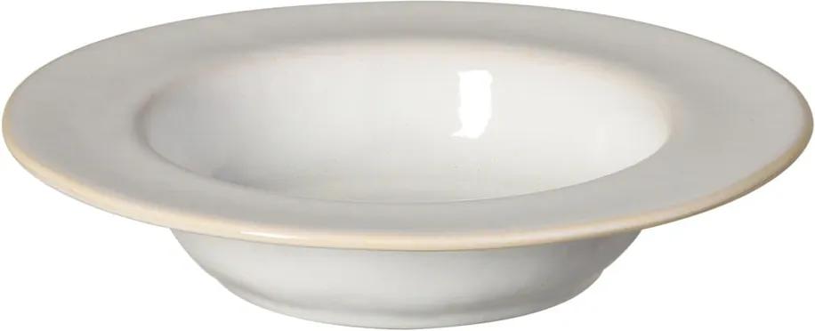 Farfurie adâncă din gresie ceramică Costa Nova Roda, ⌀ 22 cm, alb