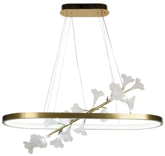 Lustră LED dimabilă pe cablu LED/55W/230V 3000-6500K + telecomandă