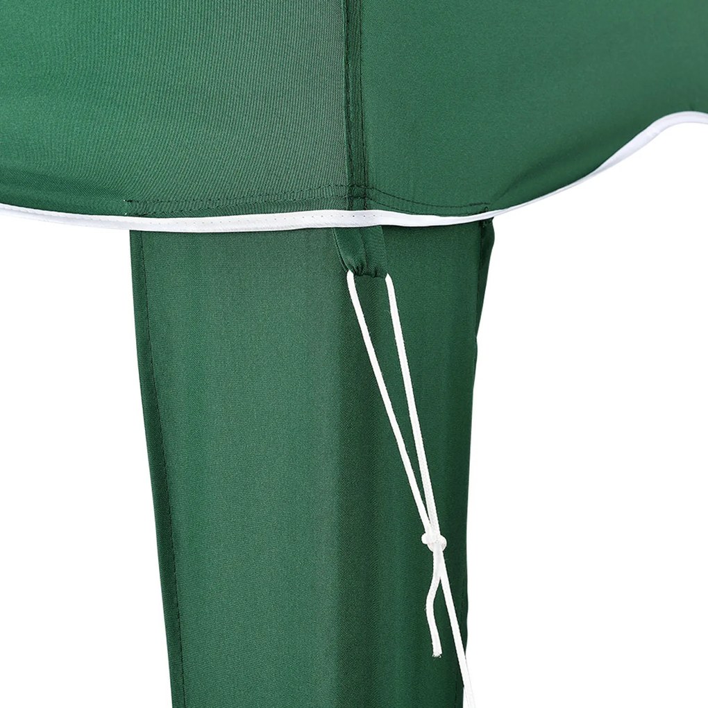 Pavilion pliabil "Vivara" 3 x 3 m verde, cu ambalaj pentru transport