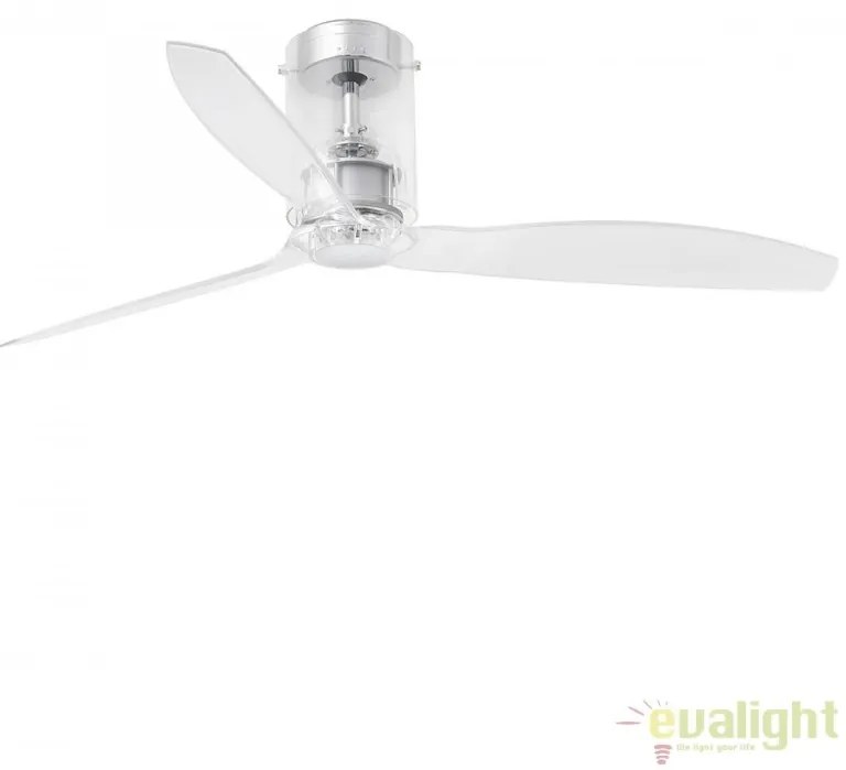 Ventilator de tavan modern cu telecomanda MINI TUBE FAN Transparent 33393