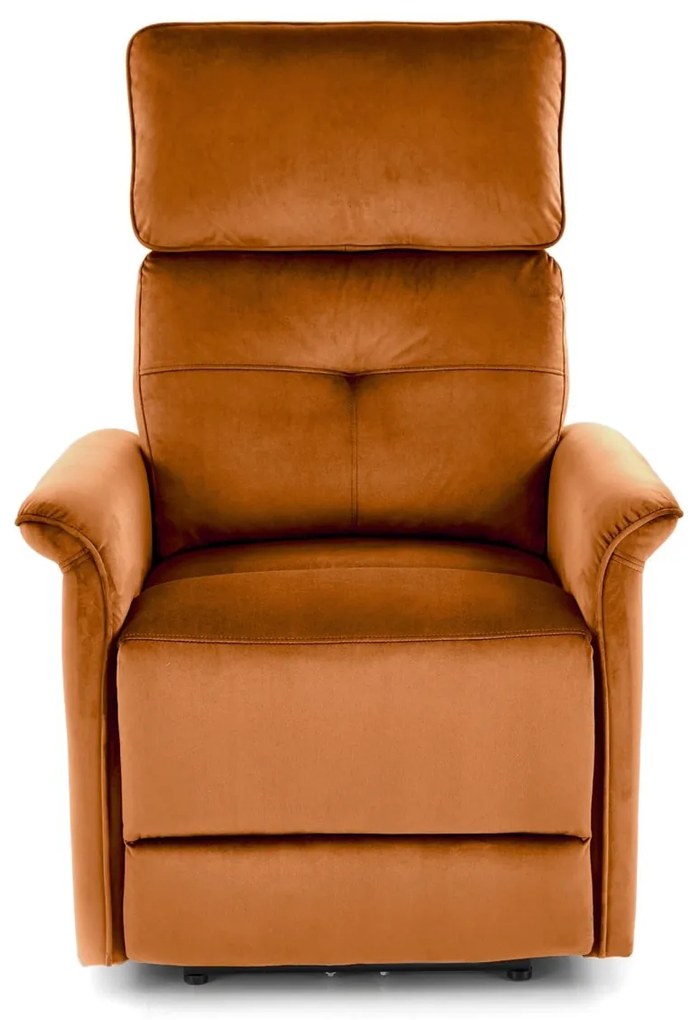Fotoliu recliner Semir velvet cinnamon H108 cm