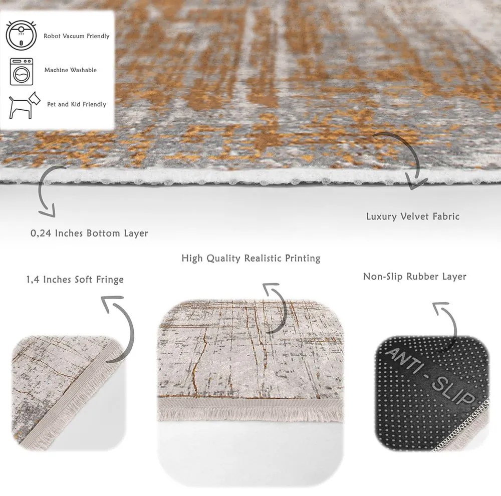 Covor bej 80x150 cm – Mila Home
