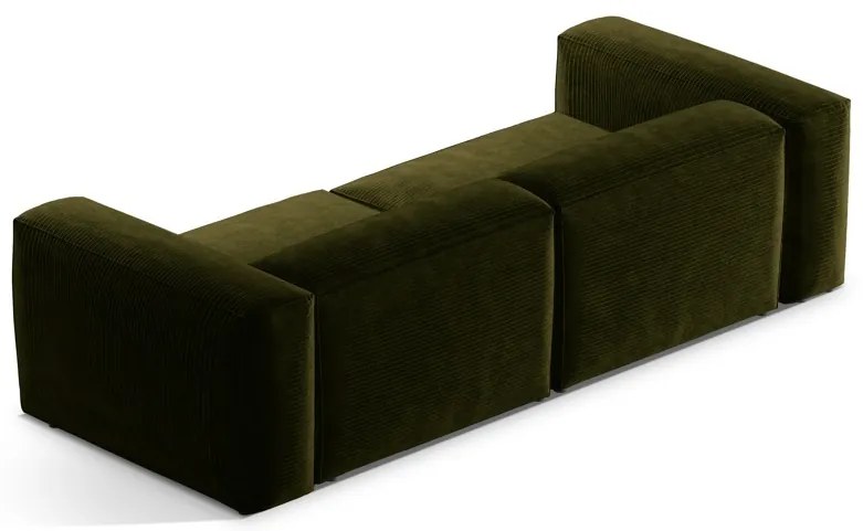 Canapea 3 locuri Bergamo velur reiat L264 cm
