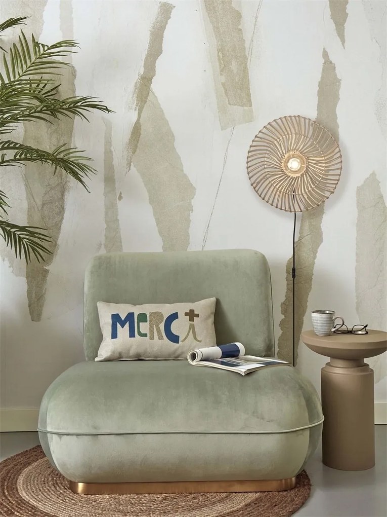 Aplica de perete eco din ratan Zanzibar flat 40cm S, white