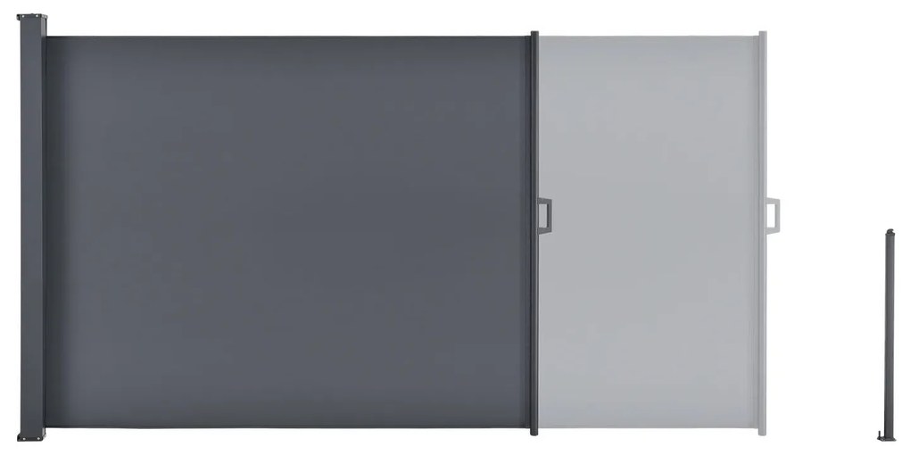 Copertina laterala Dubai 500 x 180 cm gri inchis