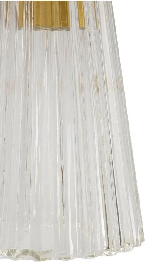 Aplică de perete aurie din sticlă Prague – Mauro Ferretti