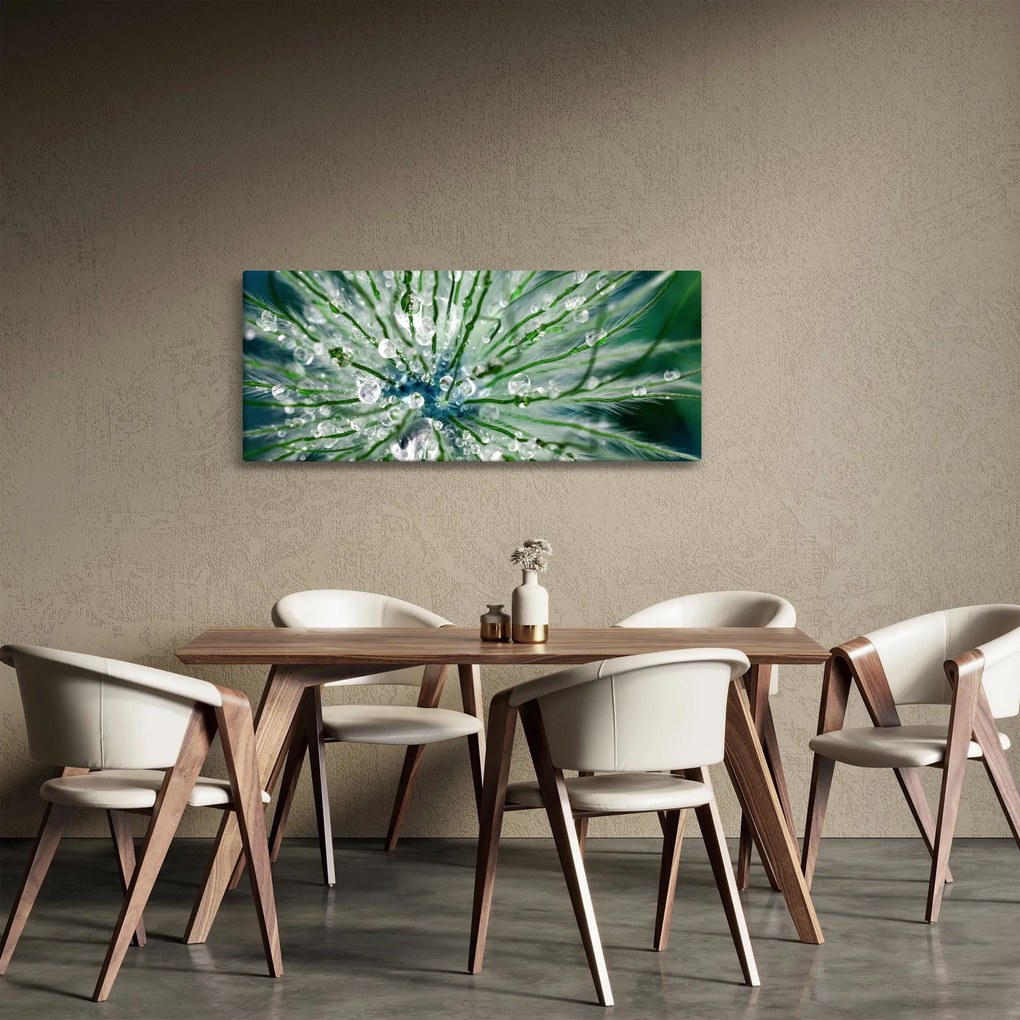Tablou - Imagine macro a unei flori (120x50 cm)