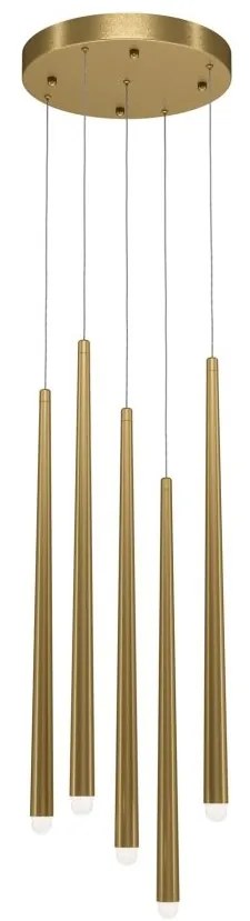 Lustra LED cu 5 pendule design modern Cascade alama