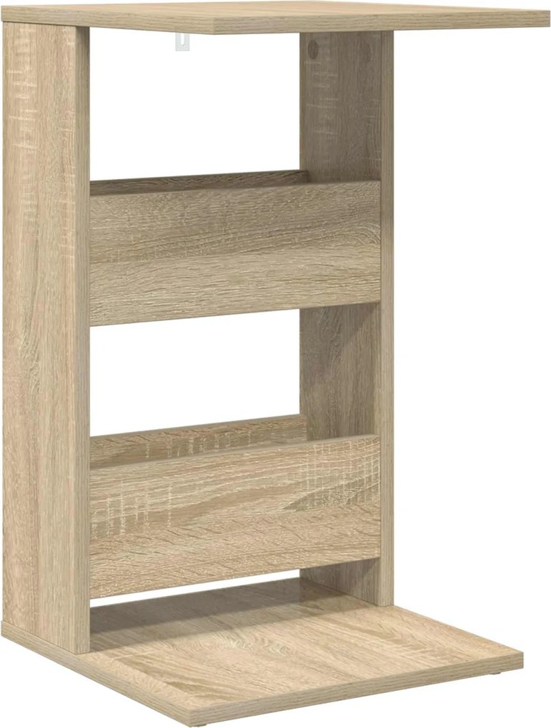 vidaXL Masă laterală Stejar Sonoma 40 x 35 x 60,5 cm Lemn compozit