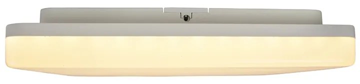 Lampă de perete pătrată modernă cu LED inclusă cu foaie de autocolante cu numere - Plater