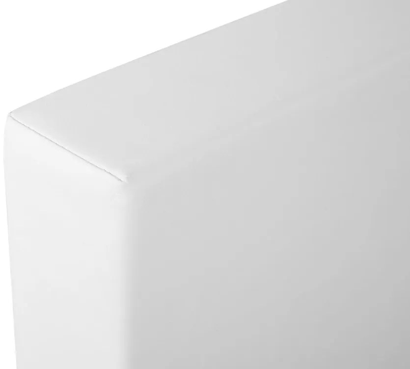 Pat matrimonial 180x200 cm Zina (alb) (cu iluminat LED). 1035514