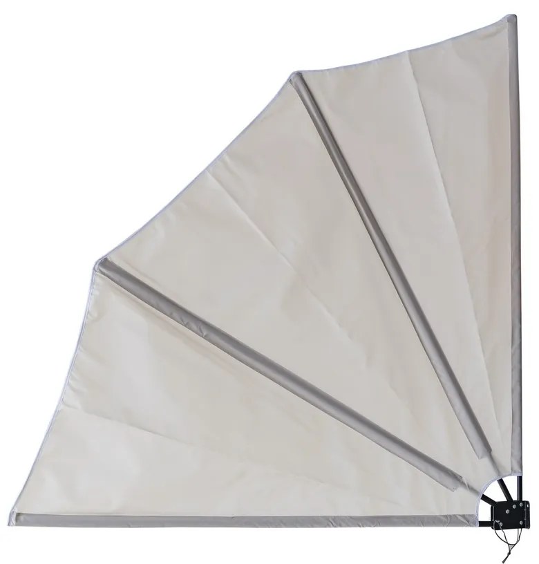 Happy Green Paravan pliabil pentru balcon 1,4 m,bej