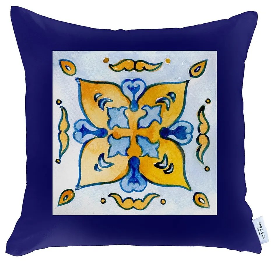 Față de pernă decorativă Mike & Co. NEW YORK Blue 45 x 45 cm, albastru