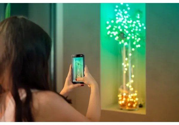 Twinkly TWKP100RGB-G - LED RGB șir de Crăciun 8 m, dimabil, USB Wi-Fi