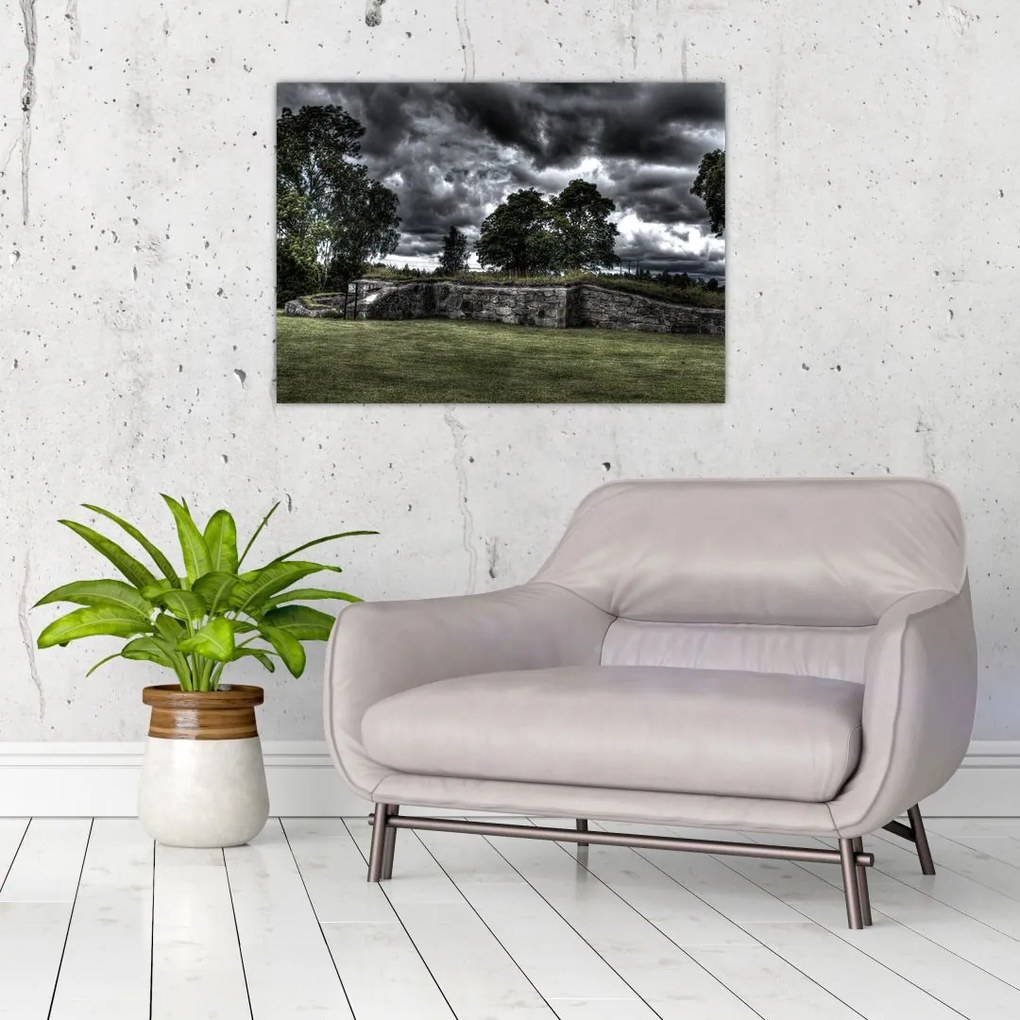 Tablou cu cerul întunecat (70x50 cm)