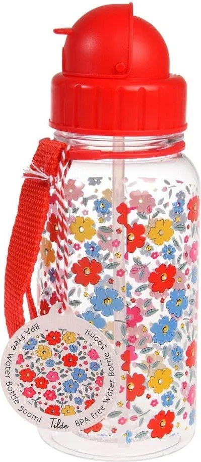 Sticlă pentru copii roșie din tritan 500 ml Tilde – Rex London