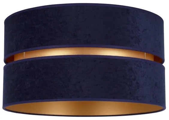 Plafonieră Duolla DUO 1xE27/15W/230V d. 40 cm albastru/auriu
