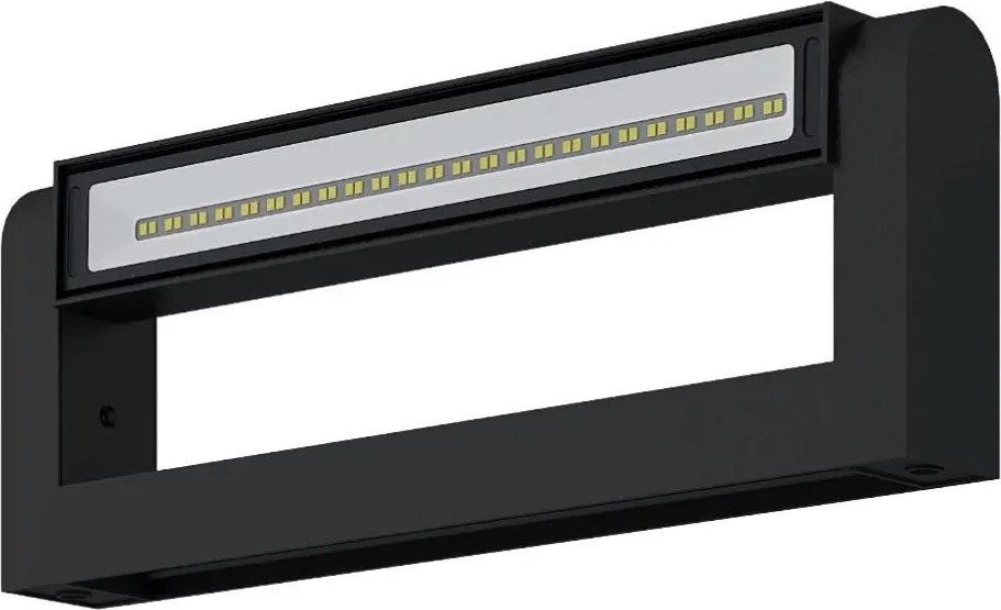 Brilagi - Aplică de exterior SALERNO LED, 12W, 230V, 35,5 cm, negru, IP65