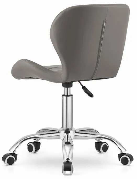 Scaun de birou AVOLA bej-gri din piele ecologica