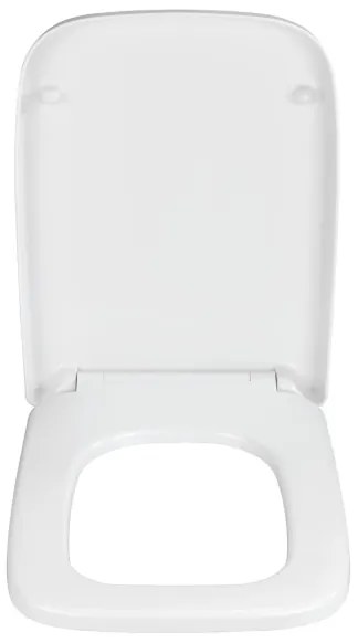 WENKO 24334100 - Capac WC EXCLUSIVE 46,5 x 37 cm alb/argintiu