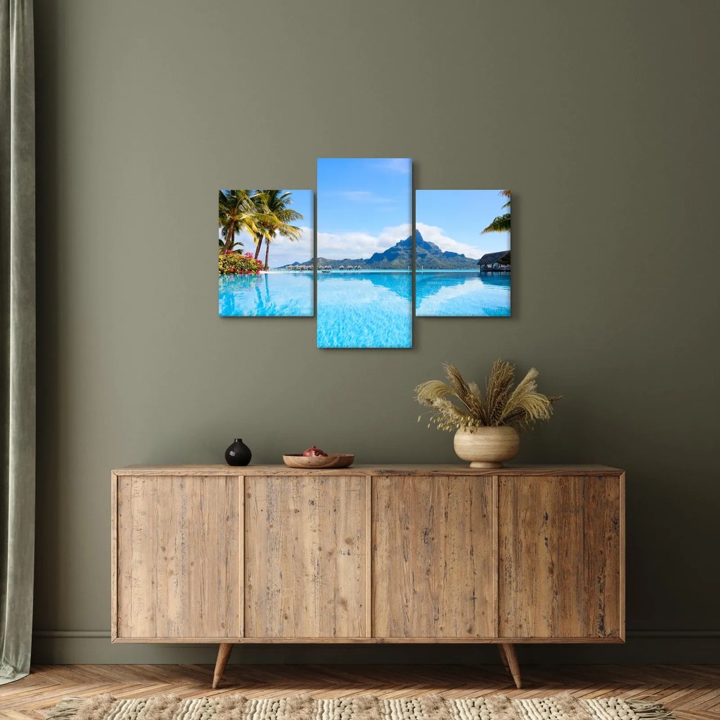Tablou - Bora-Bora, Polinezia Franceză (90x60 cm)