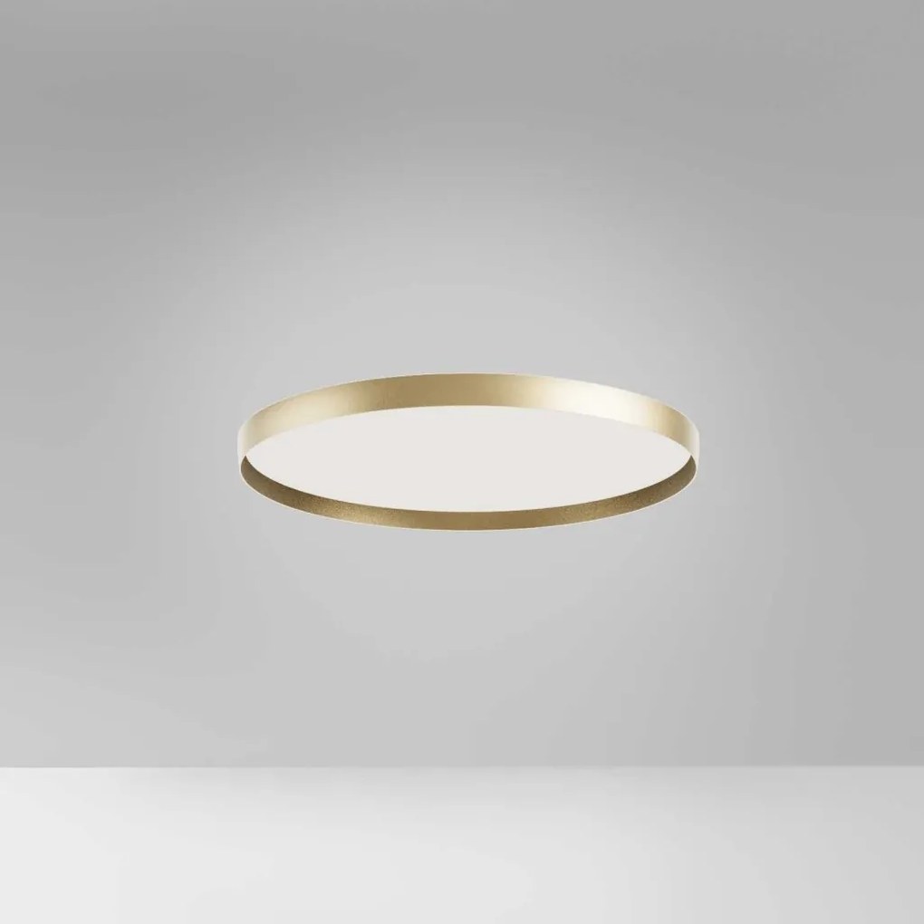 Plafoniera LED design slim ACELIA 50cm, auriu, alb sau negru
