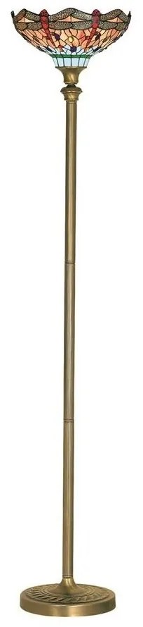 Lampadar cu sticla tiffany Dragonfly