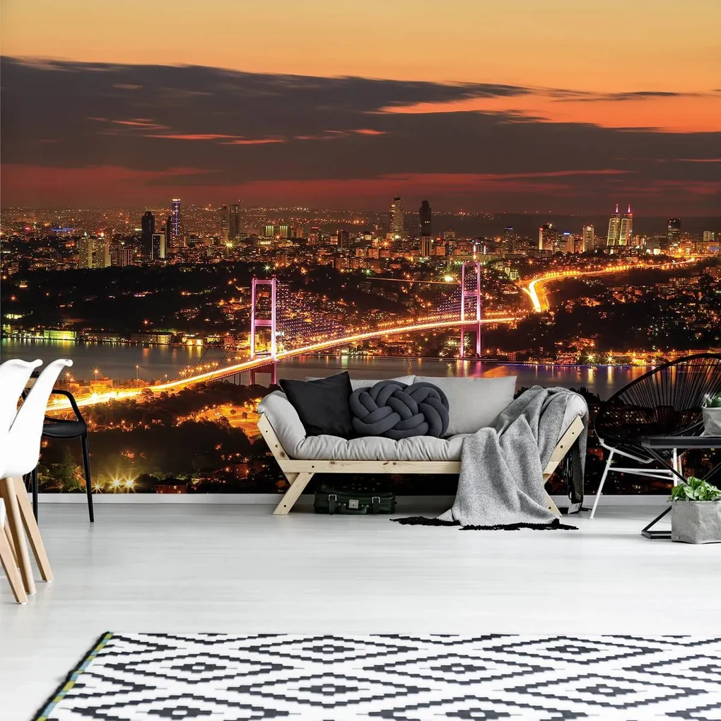 Fototapet - Privire spre River City (254x184 cm), în 8 de alte dimensiuni noi