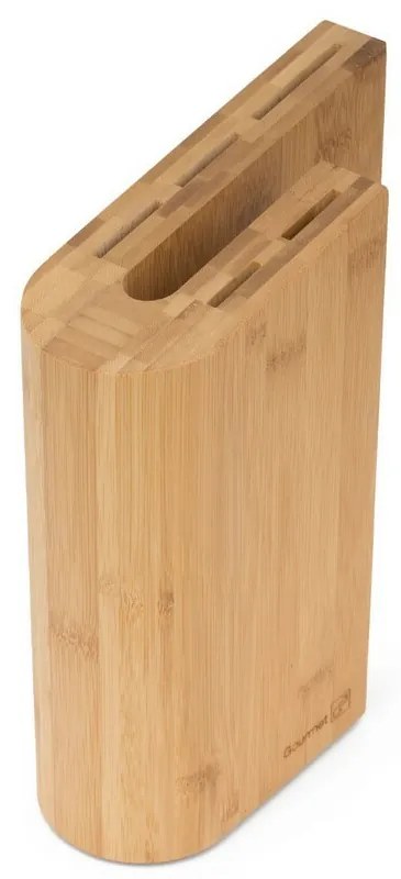 Bloc pentru cuțite G21 Gourmet, din bambus, pentru5 cuțite