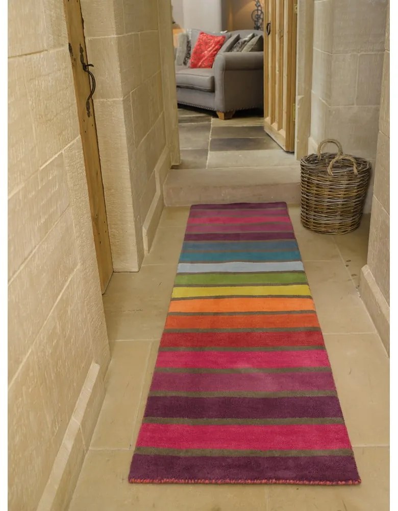 Covor tip traversă din lână 300x60 cm samira-Flair Rugs