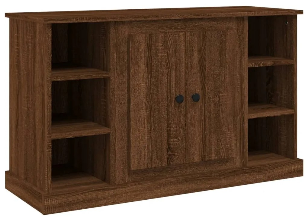 816447 vidaXL Servantă, stejar maro, 100x35,5x60 cm, lemn prelucrat