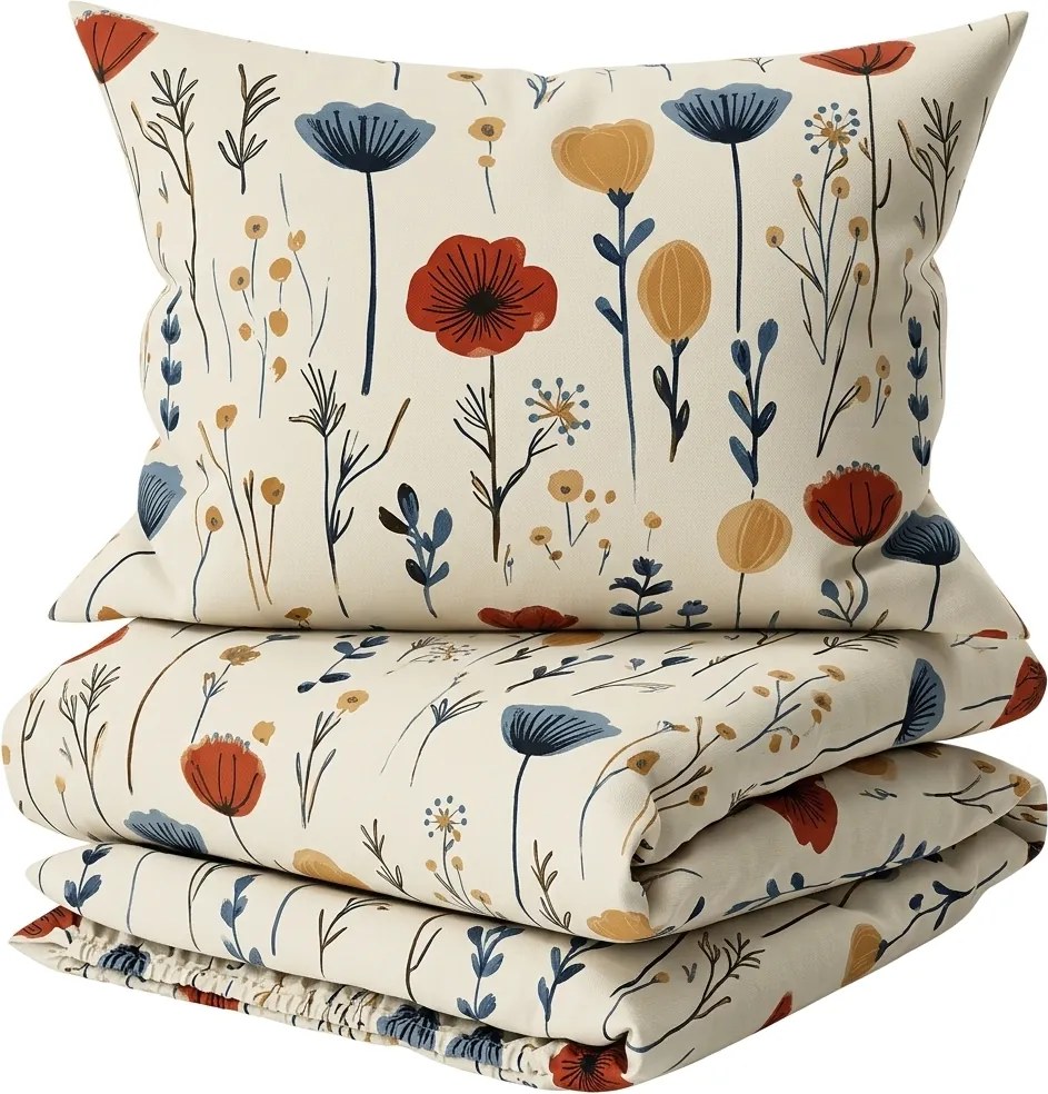 Lenjerie de pat din bumbac Renforce LIORENA crem Dimensiune lenjerie de pat: 70 x 90 cm | 140 x 200 cm