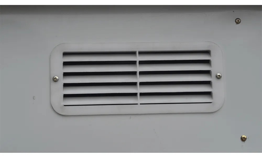 Depozit grădină pentru scule din tablă, alb / gri, 1,9x1,2 m, TEDOK