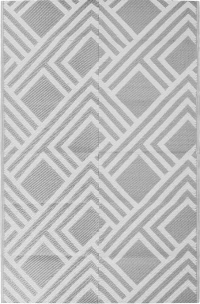 vidaXL Covor de exterior, ARAKIL gri, 190x290 cm, PP