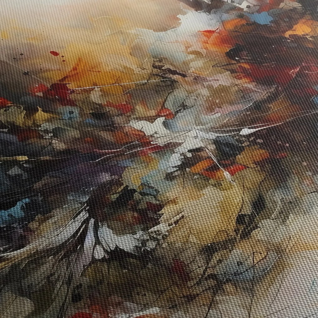 Tablou - Grafică abstractă (120x50 cm)