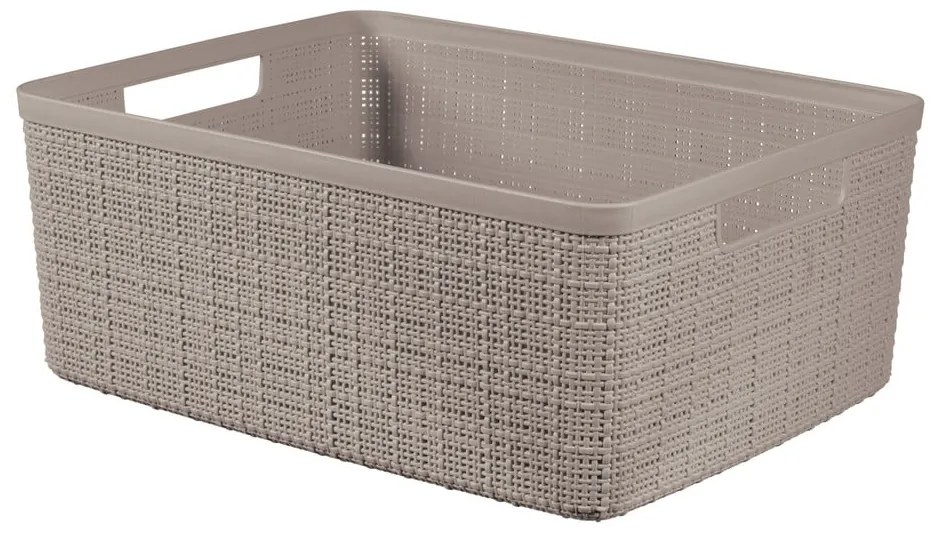 Coș de depozitare de depozitare din plastic 36x28x15 cm Jute M – Curver