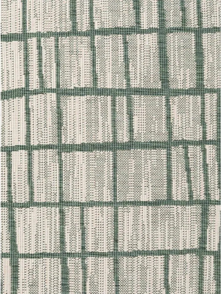 Covor pentru exterior și interior verde/crem rotund ø 160 cm Haringey Crouch – Ted Baker