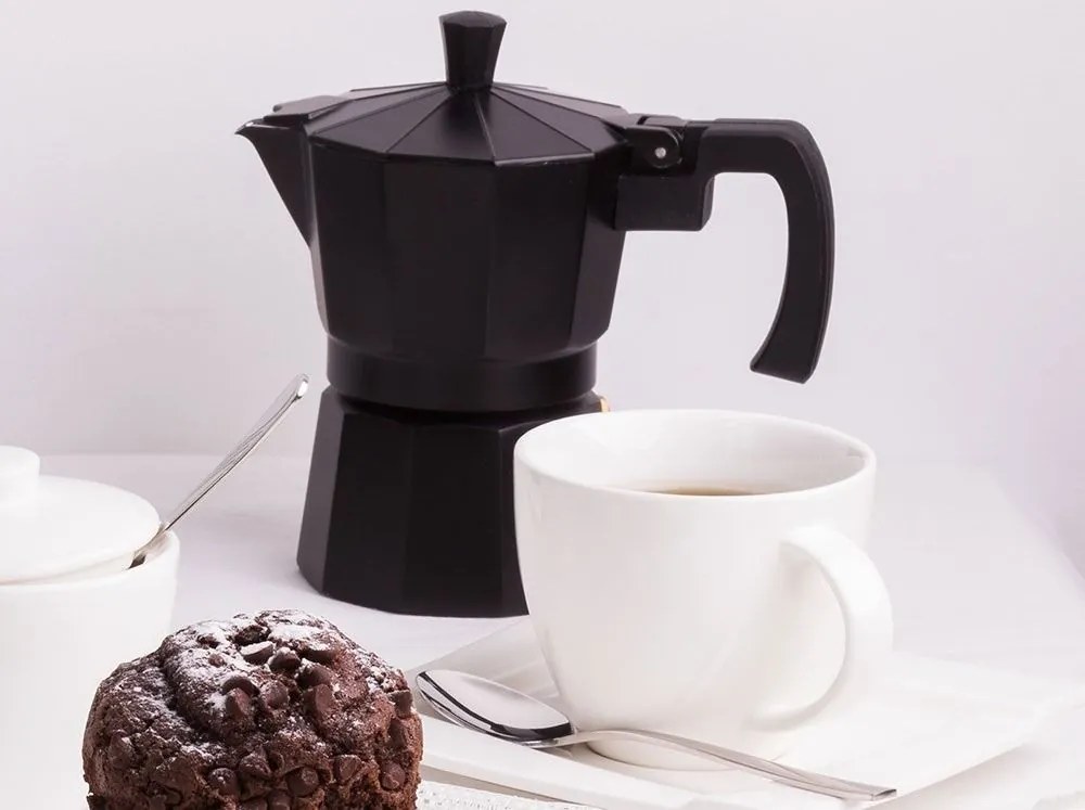 Cafetiera filtru 6 portii, 300ml, Negra