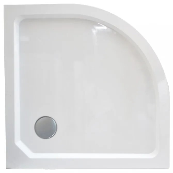 Cădiță de duș curbată înaltă SMC