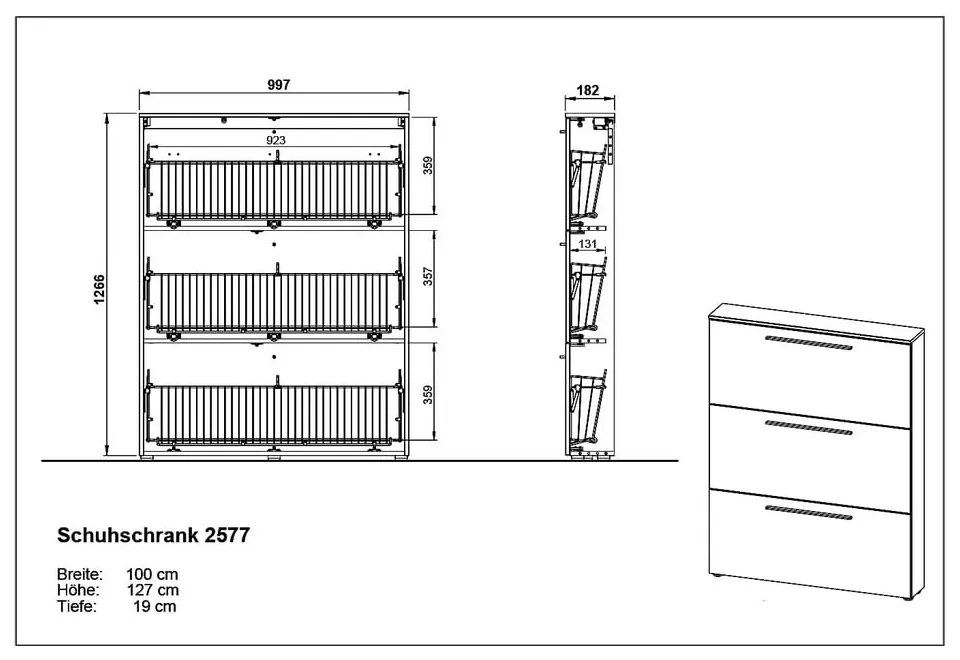 Pantofar gri-bej cu deschidere înclinată Utah - Germania