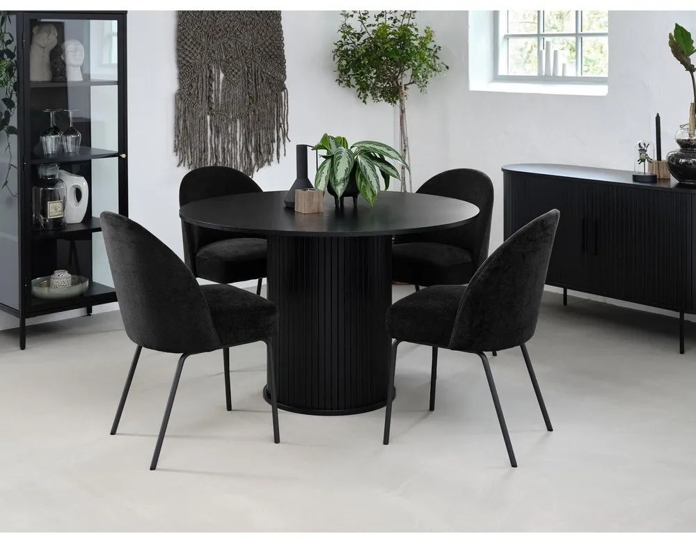 Scaun de dining negru Creston – Unique Furniture