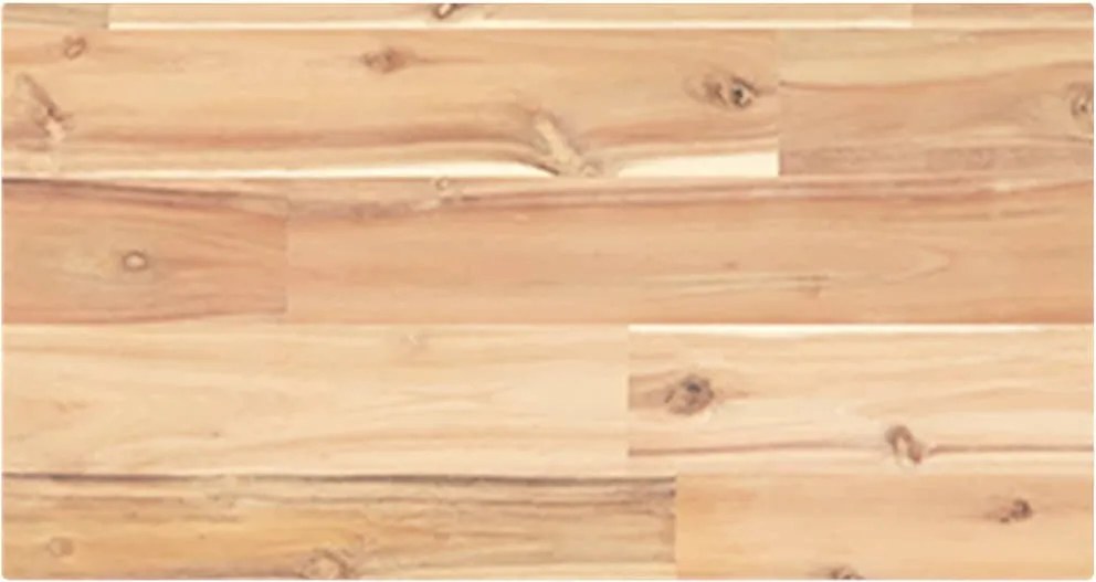 vidaXL Raft suspendat, 60x20x2 cm, lemn masiv de acacia netratat