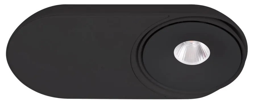 Spot LED Aplicat Directionabil Design Modern, Vector 10w negru