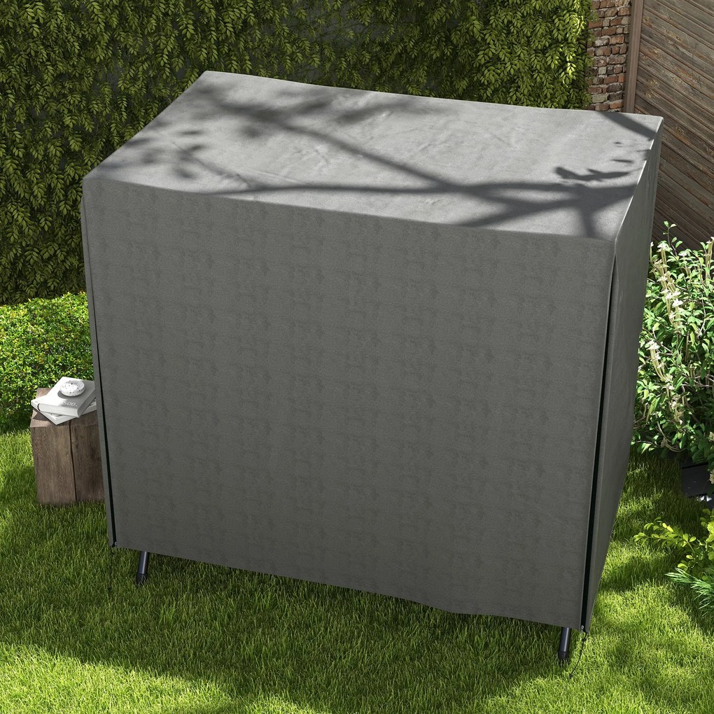 Outsunny Husă de protecție pentru balansoar de grădină din material Oxford 177 x 114 x 152 cm gri închis | Aosom Romania